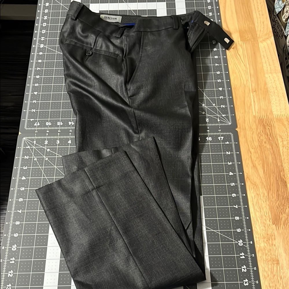 Kenneth Cole Men's Dress Pants - Charcoal Gray